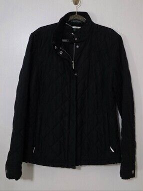 Lauren Ralph Lauren Black Diamond Quilted Puffer Jacket Quiet Luxury Large